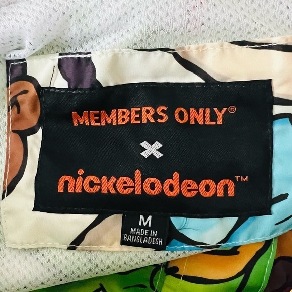 MEMBERS ONLY x NICKELODEON “ Rugrats Zip Up Hooded Jacket Size M NEW - Picture 6 of 8